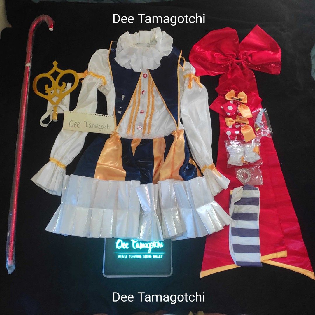 Hatsune Miku Plaything Circus Ballerina (Category: Sets or Coordinates) located in Manila. Submitted by deedreams (Listing ID 1413928558, Image 1). Description: DECLUTTERING SALE, need space (Read before DM!) MOP: GoTyme/Gcash/Maribank MOD: Lalamove/Grab/LBC/JNT Location: Taguig/Manila Hatsune Miku - 'Plaything' Circus Ballerina Version COSPLAY SET - 1st owner, used it once. - Lost Doll Brand Costume. Hsiu Wig and props! - VERY HQ with the fabric