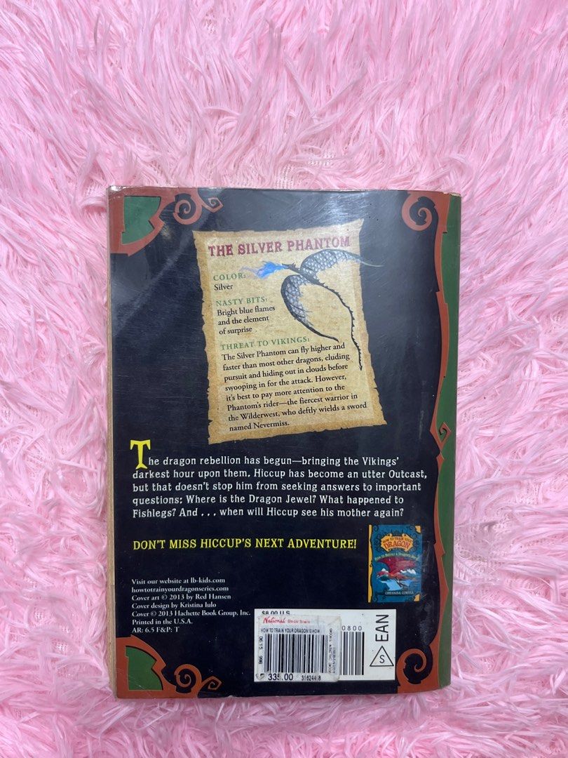 How to Train Your Dragon Book 10 (Category: Children's Books) located in Rizal. Submitted by armario.ph (Listing ID 1413935570, Image 3). Description: Book 10 of the "How to Train Your Dragon" series, titled "How to Seize a Dragon's Jewel" by Cressida Cowell. It is published by Little, Brown. Pm for more details Available for same day delivery (lalamove etc.) or through J&T for areas outside Metro Manila .