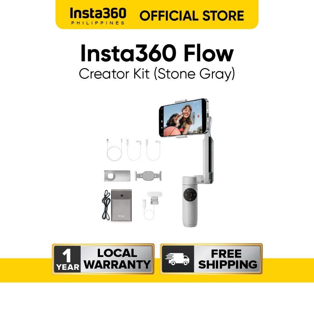 Insta360 flow (good as new) (Category: Gimbals & Stabilizers ) located in Mandaluyong City. Submitted by lalas_collection (Listing ID 1413855601, Image 1). Description: Used once only. No issues. No box na (naitapon na po) RFS: Used once only and di na nagagamit. Negotiable PM for more deets.