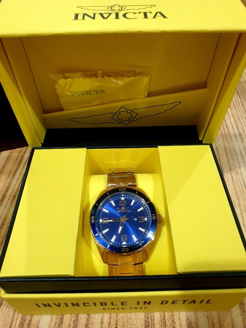 Invicta Pro Diver 46674 Europe (Category: Luxury Watches) located in Bacolod City. Submitted by proudlypresents (Listing ID 1413965770, Image 3). Description: Invicta Pro Diver 44674 -bought in UK -never been used still has its original plastic -100% Authentic and Brand new Nationwide Shipping via buyer's preference. Fee is not included. Mode of payment: Bank (BPI) or Gcash. Item is in Bacolod City, but I can provide ANY validation the buyer requ