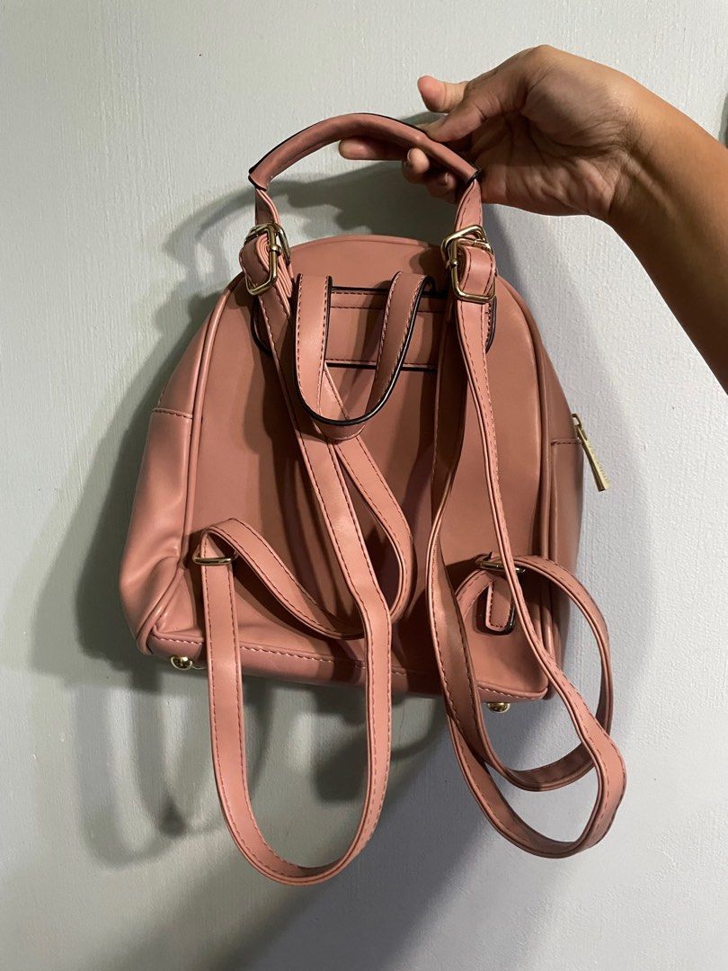 JOVANNI Mini Backpack - new!! - pink beige color (Category: Backpacks) located in Quezon City. Submitted by ghostcookie (Listing ID 1413999534, Image 2). Description: Jovanni Mini Backpack • not used • no flaws • no tags .