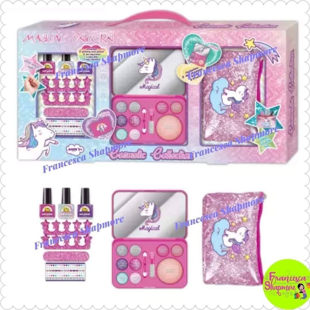 Kids make up, real cosmetic (Category: Makeup) located in Caloocan City. Submitted by francesca_shapmore (Listing ID 1413963718, Image 2). Description: Brandnew! restock! hypoallergenic, powder based and water based. big size packaging best for gift 🎁.