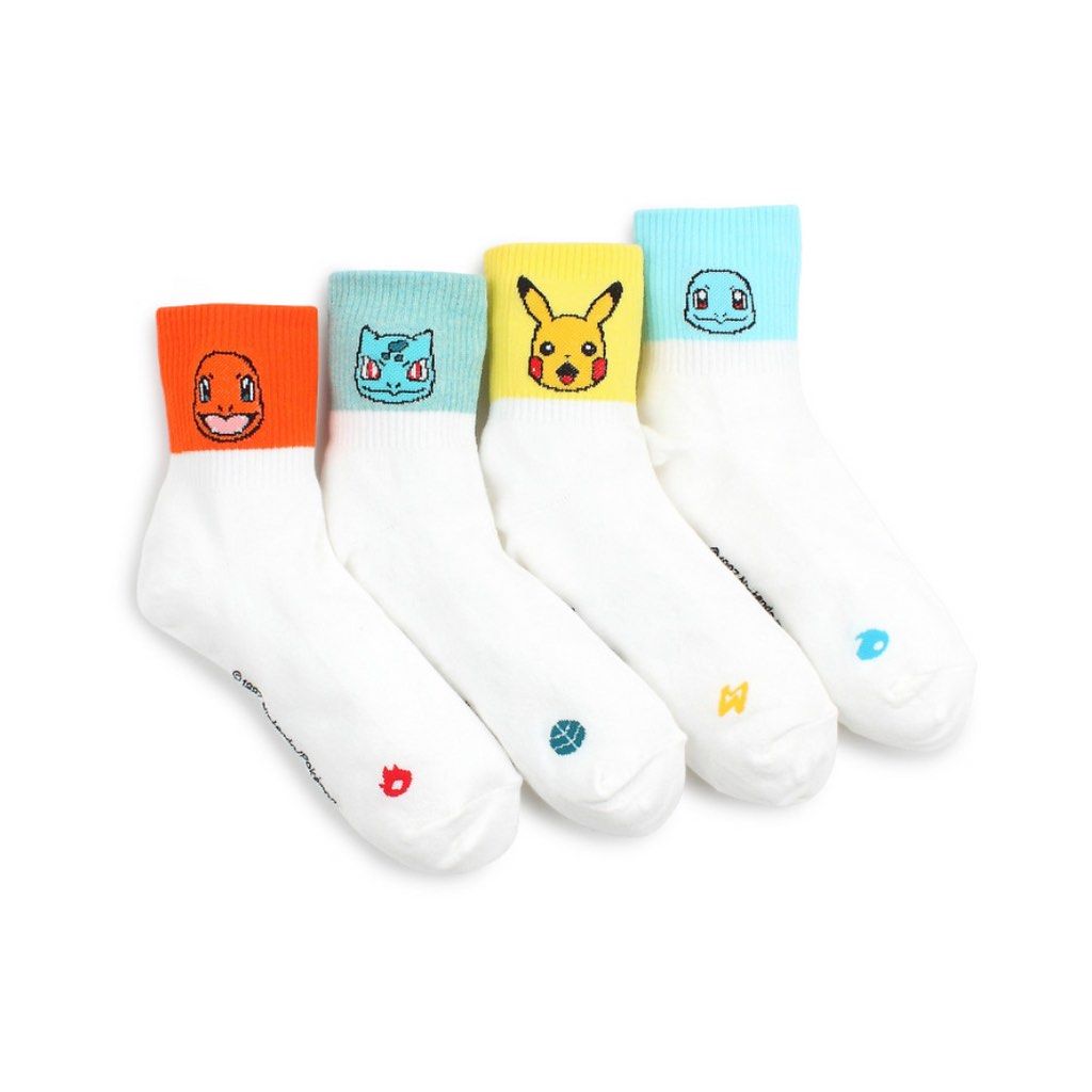 Korean Socks-Pokemon Iconic Socks (Category: Socks) located in Manila. Submitted by trendphile (Listing ID 1414011431, Image 2). Description: SOLD AS PER PAIR Product Information: ✔️1 Pair of socks 🏷 with tag ✔️Socks Size: adult free size (size 5-10) ☑️Legit Seller 🚚Lalamove Pick Up 📍Location: Binondo Area Mop: Gcash/Bank Transfer #socks #socksph #socksforsaleph #koreansocks #koreansocksph #ootd #ootdph #fashiontrends #fashionph #cutesocks #me