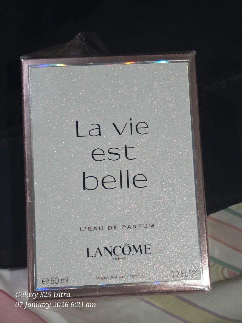 La Vie Est Belle Lancome 50ml (Category: Fragrance & Deodorants) located in Imus. Submitted by my8th (Listing ID 1414050551, Image 1). Description: - La Vie Est Belle by Lancome - 50ml bottle - Classic floral and gourmand fragrance - Perfect for everyday wear - A timeless scent.