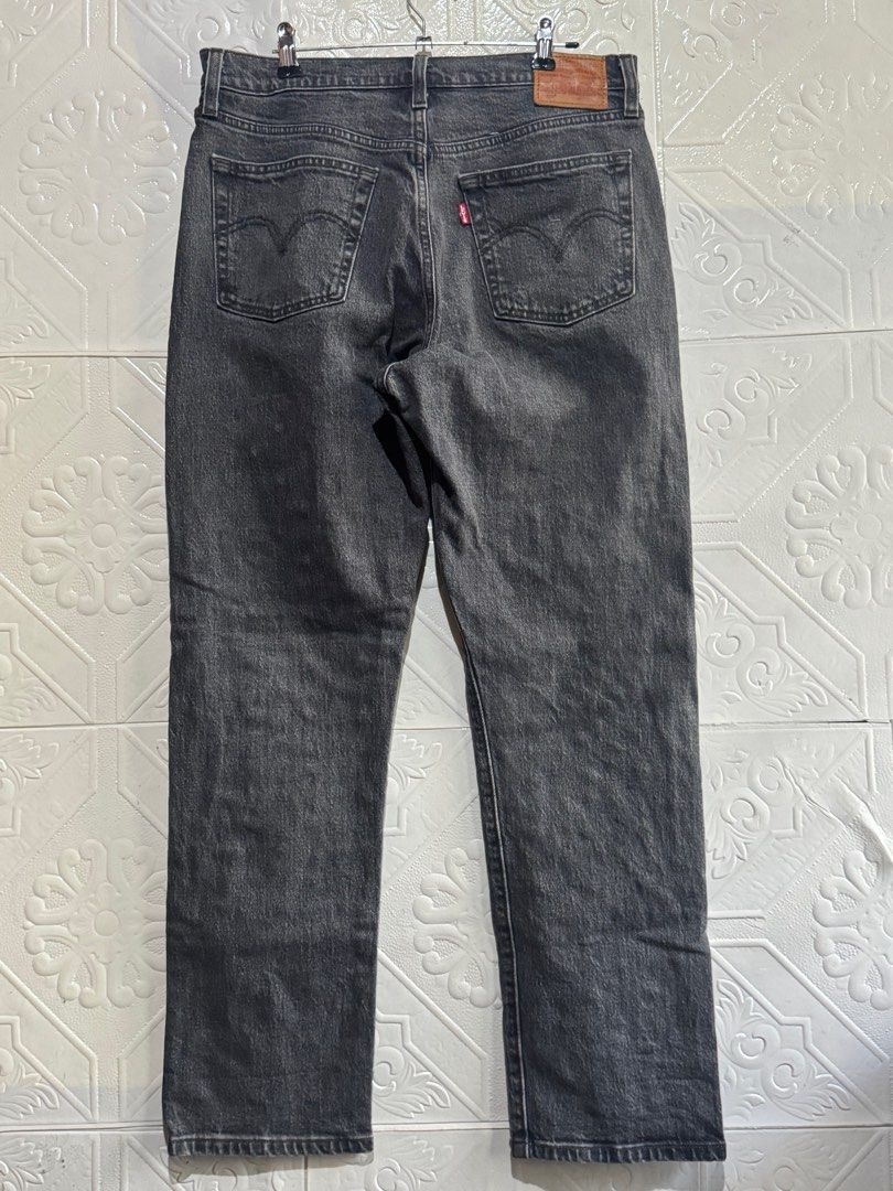 Levi's 501 Studded Jeans (Category: Jeans) located in Baguio. Submitted by ezaussie (Listing ID 1413897299, Image 2). Description: - Levi's 501 jeans - Dark grey wash - Studded embellishments - Classic red tab and back pocket stitching - Straight leg fit - Size: W29 L28 - Water<Less> technology.