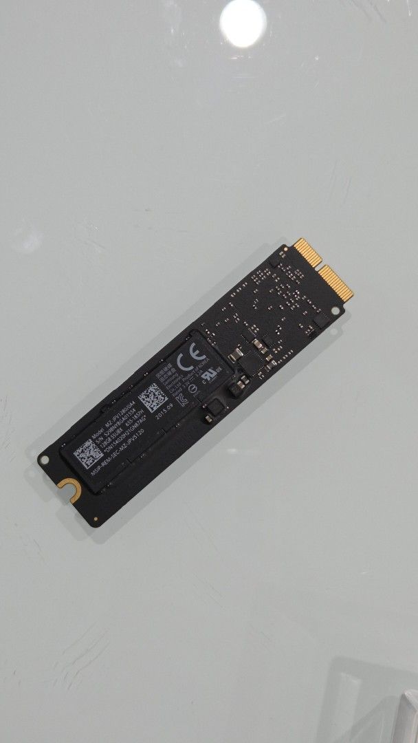 Macbook NVME SSD 128gb (Category: Memory & SD Cards) located in Manila. Submitted by bimmbbbb (Listing ID 1413997659, Image 1). Description: orig from my macbook pro retina 2015 rfs: upgrade.