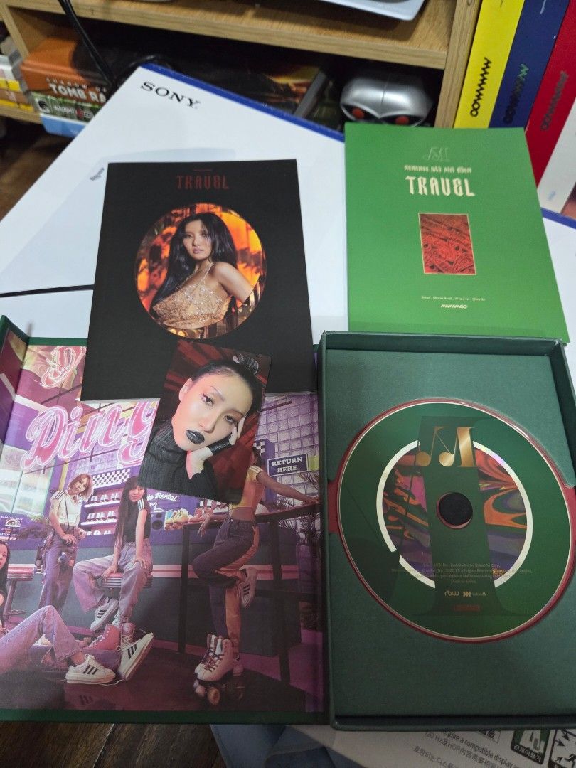 MAMAMOO Travel Album (Category: CDs & DVDs) located in Makati City. Submitted by exomegan (Listing ID 1413917007, Image 1). Description: Mamamoo Travel Album -Hwasa page PB and Lyric Book and CD -Hwasa Photocard Upper Left and Lower right corner creases as indicated in photo RFS - Duplicate/Extra Meet Up BGC/Makati/Halfway.