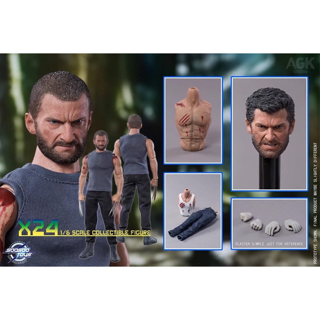 [MISB] Soosootoys -SST004- 1/6 X24 Wolverine SST-004 NOT hot toys ...