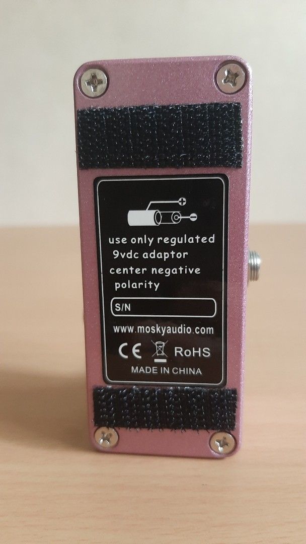 MOSKY SPRING REVERB MINI PEDAL TRUE BYPASS (Category: Musical Instruments) located in Mandaluyong City. Submitted by cyberbotots (Listing ID 1413909316, Image 2). Description: READING IS ESSENTIAL. Make sure that you read and understand the description and condition before you offer and buy. - This item comes with FREE foot switch cover (see photos). - Buy 2 guitar pedals and get 1 FREE patch cable. - Buy all 4 Mosky mini guitar pedals *Silver Ho
