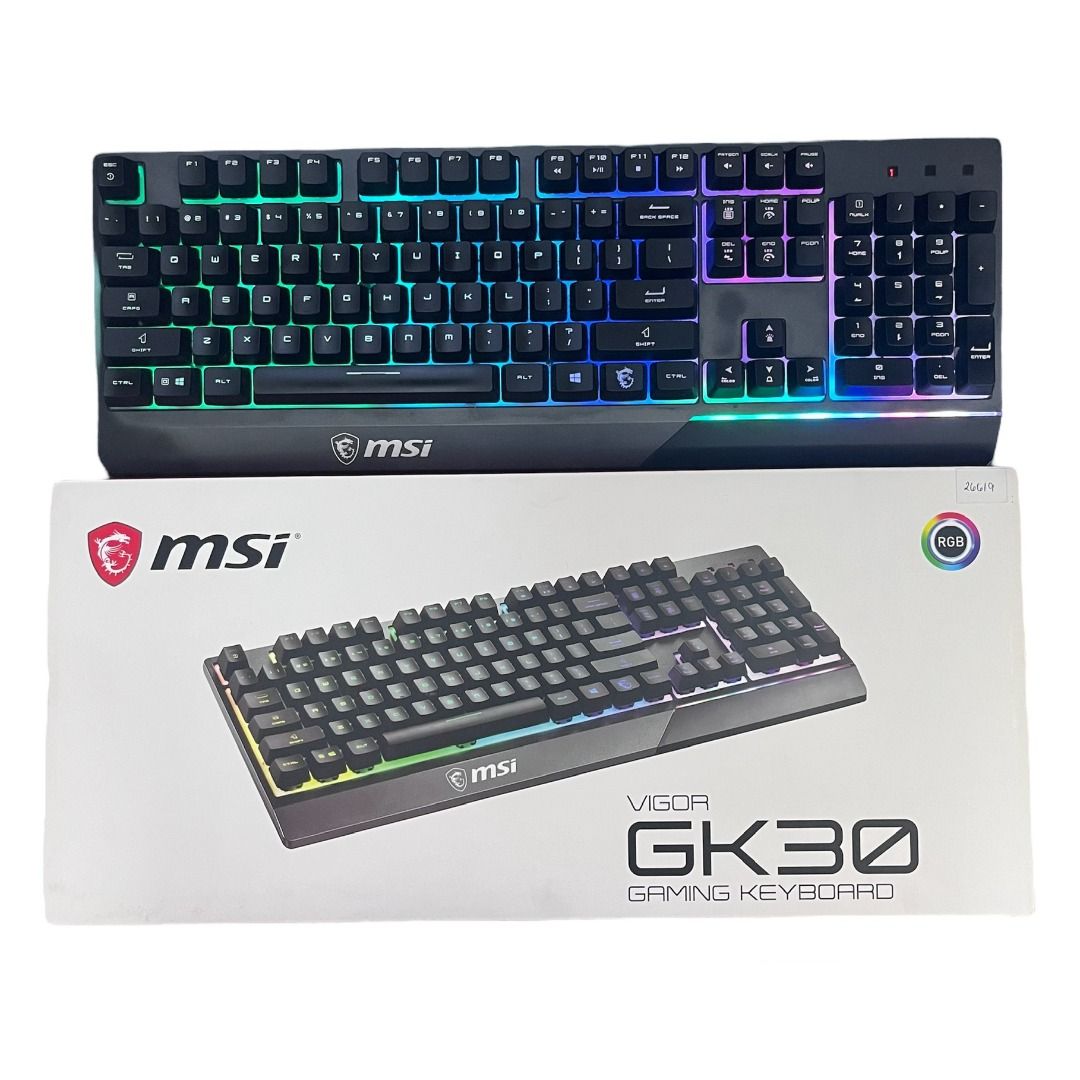 MSI Vigor GK30 Gaming Keyboard (Category: Computer Keyboard) located in Manila. Submitted by tif.decluttertime (Listing ID 1414017041, Image 1). Description: .