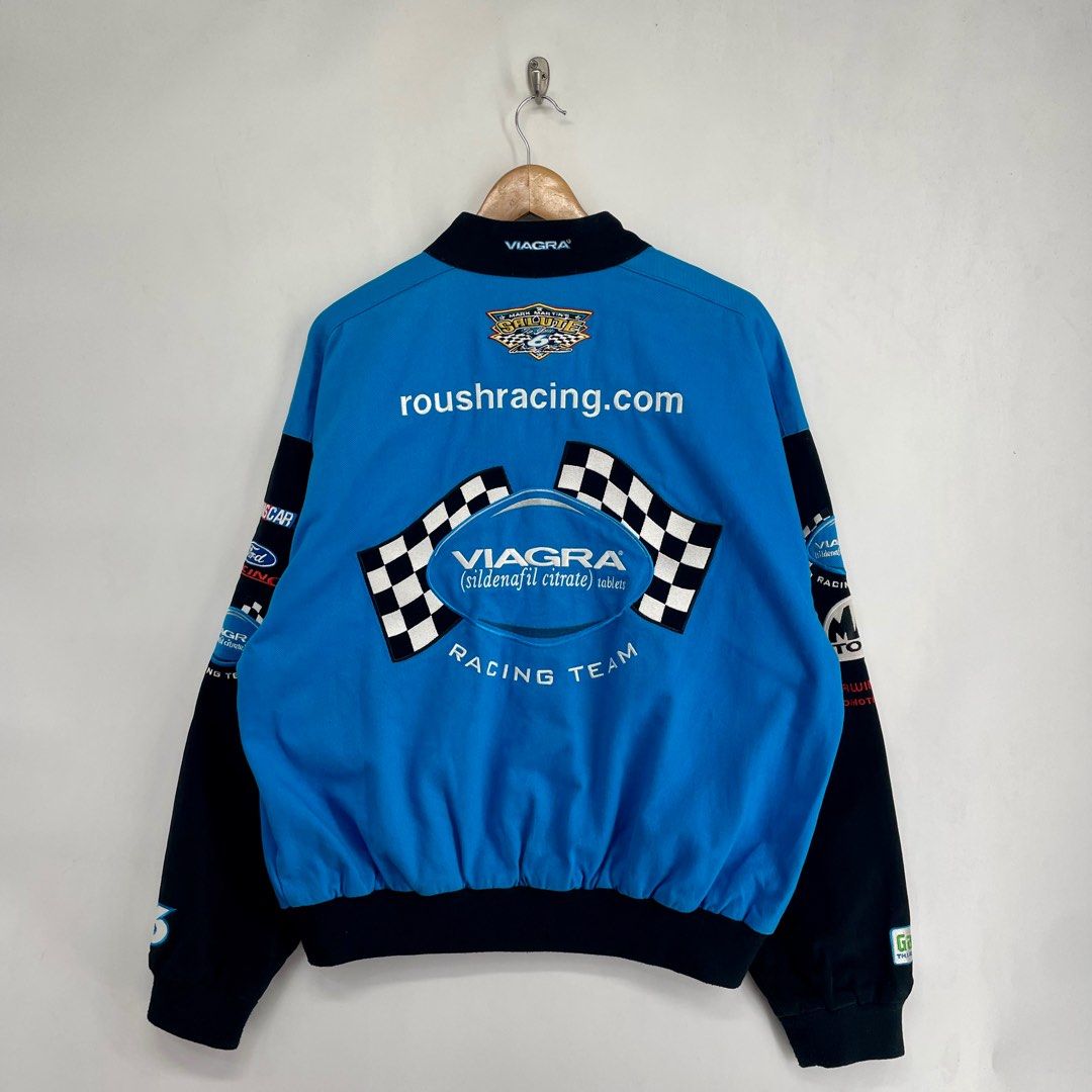 Nascar Viagra Racing Jacket (Category: Coats, Jackets and Outerwear) located in Mandaluyong City. Submitted by armrhts (Listing ID 1414022971, Image 2). Description: Size: Medium Dimensions(inches) •Width: 24" •Length: 26" •Pit to Cuff: 20" .