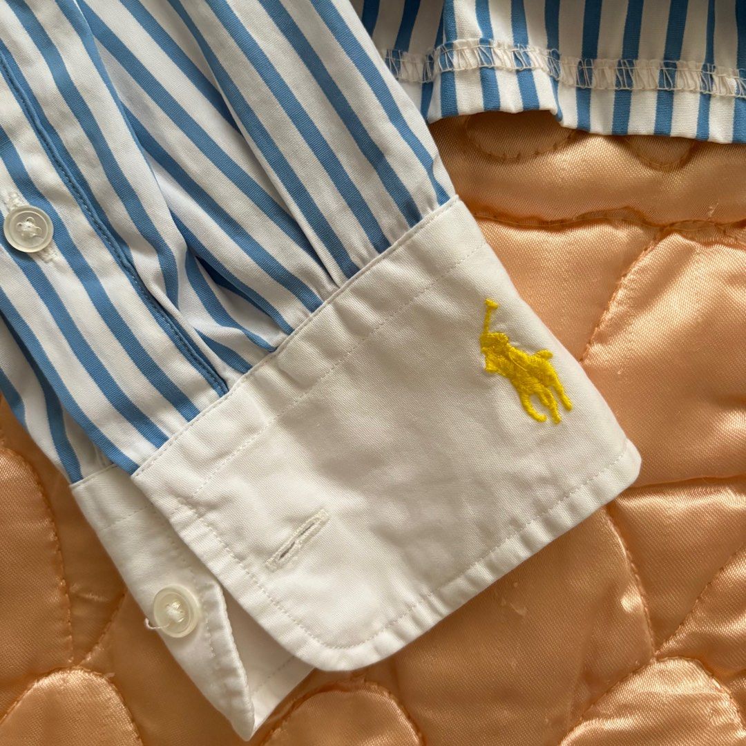 Original Ralph Lauren Cropped long sleeves (Category: Shirts) located in Las Pinas. Submitted by slowcircle (Listing ID 1413949396, Image 3). Description: Original Ralph Lauren Long sleeves Good as new ( only wore it once) CROPPED Size XS TO SMALL Can send when worn picture.