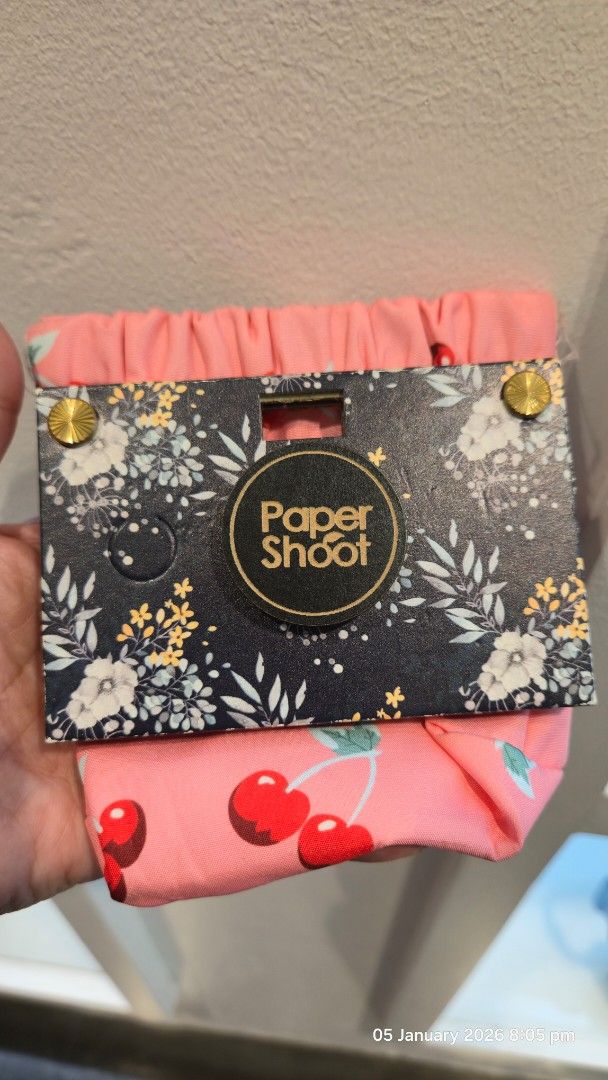 Paper Shoot Camera - Floral Design (Category: Cameras) located in Mandaluyong City. Submitted by iamkornik (Listing ID 1413926769, Image 1). Description: Papershoot Camera - Floral design Paper Shoot camera - Black body with floral pattern and gold accents - lens included - Rechargeable Battery included.