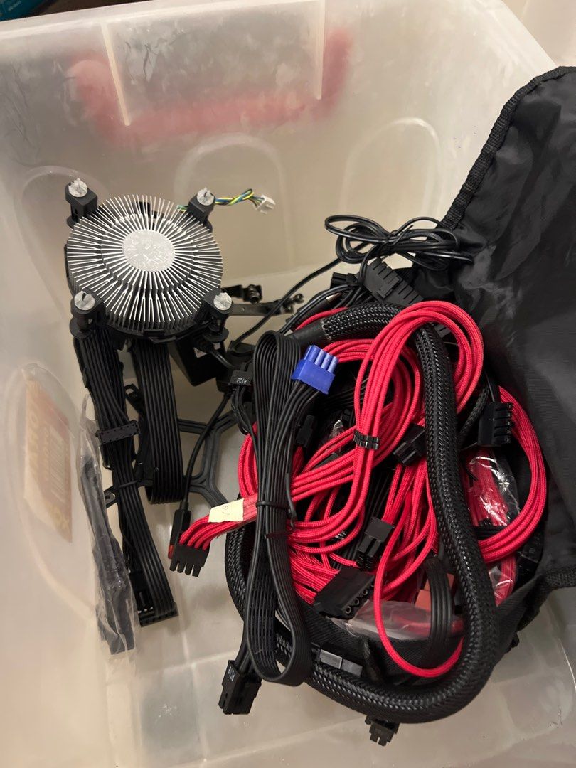 PC wires and fan65605876549505110
