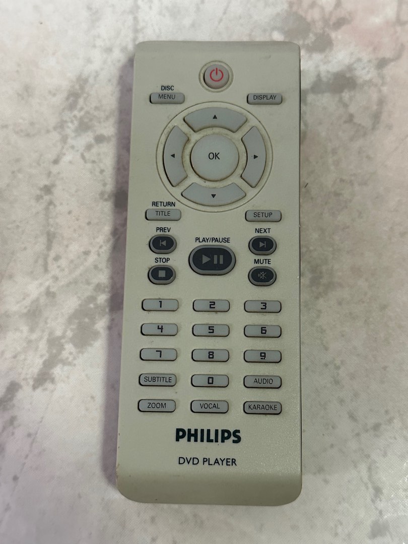 Philips DVD Player Remote Control, TV & Home Appliances, TV ...