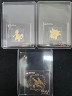 Pokemon 24k gold plated For Sale | Buy 500+ Pokemon 24k gold plated online  | Carousell Singapore