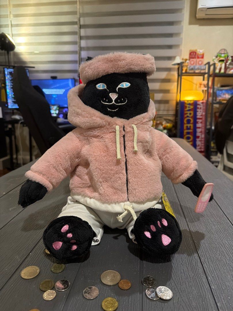 Ripndip Nermal Black Limited Edition Plush Toy (Category: Plushies & Soft Toys) located in San Juan City. Submitted by amnci (Listing ID 1413993689, Image 1). Description: - Limited Edition Ripndip Plush Toy - Features a unique pink and white color scheme - Includes a special edition tag - Perfect for collectors.