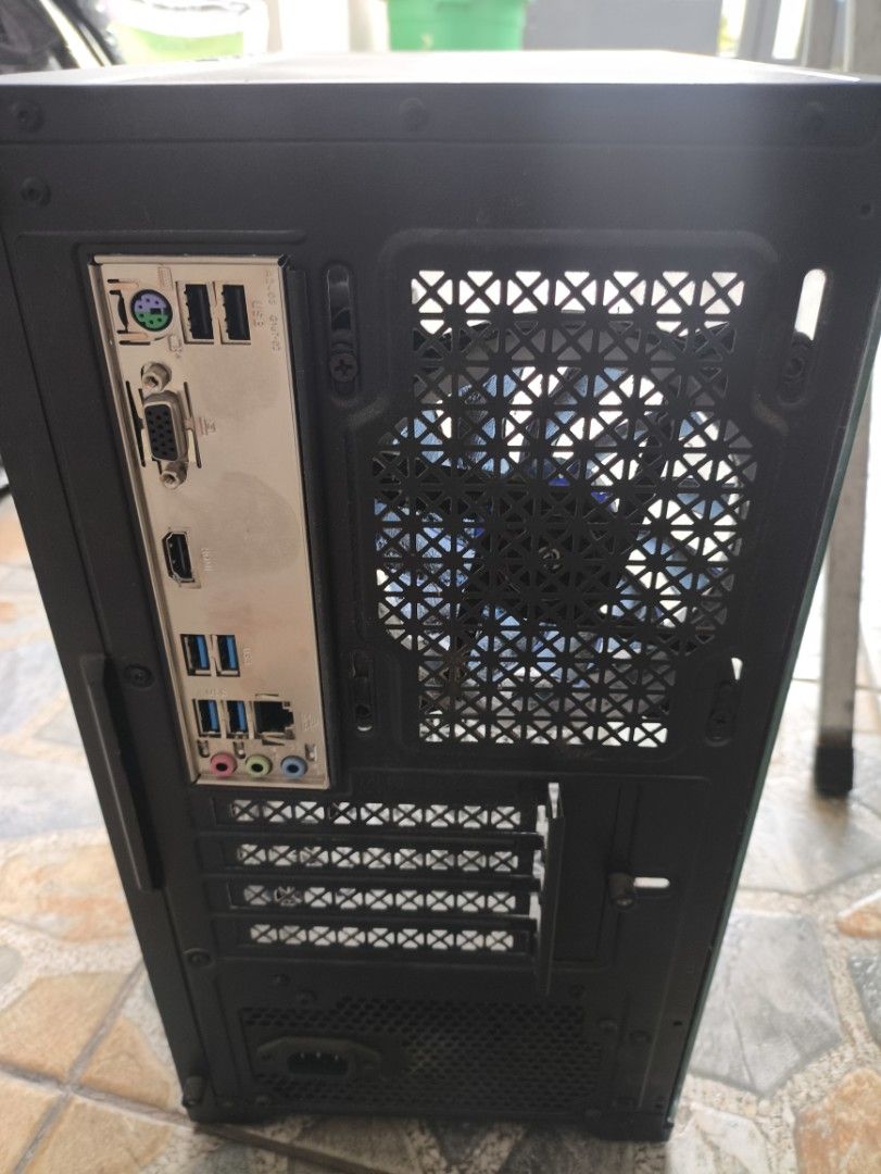 Ryzen 5 5600G Gaming PC SET DISKLESS (Category: Desktops) located in Las Pinas. Submitted by arlstech (Listing ID 1413918567, Image 2). Description: Specs: CPU - Ryzen 5 5600g GPU - Integrated Ram - 16gb (2x8gb) DDR4 3200Mhz Mobo - A520M-K V2 Storage: NONE PSU - Inplay True Rated PSU Casing: Inplay Openview Fans: 3x Blue Ring Led Monitor - Nvision 100Hz 24 Inch IPS RGB Keyboard + RGB Mouse 80cm extended mouse pad Slightly Negotiable Loc: Las Piña