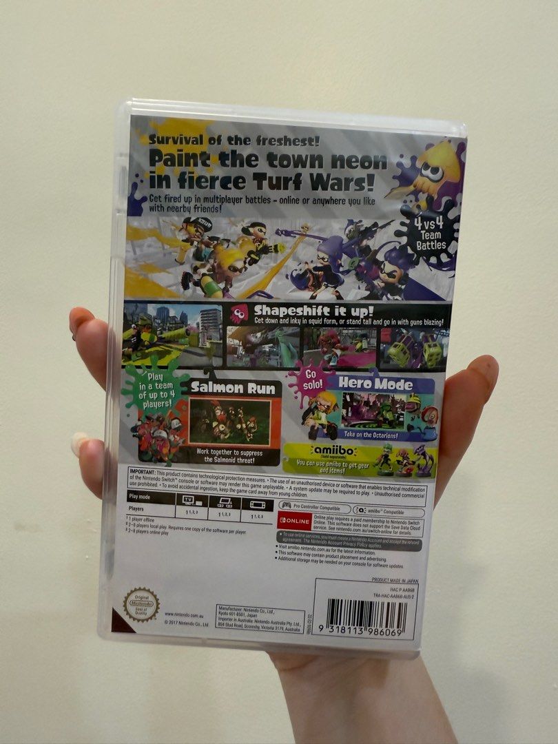Splatoon 2 Nintendo switch game card (Category: Nintendo) located in Manila. Submitted by gogglesss (Listing ID 1413918478, Image 2). Description: .