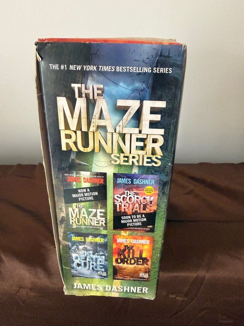 The Maze Runner Book Series (Category: Storybooks) located in Manila. Submitted by hellokitty1978 (Listing ID 1413894420, Image 3). Description: The Maze Runner Book Series (4 books) In very good condition (some ink writing by my son in the box).