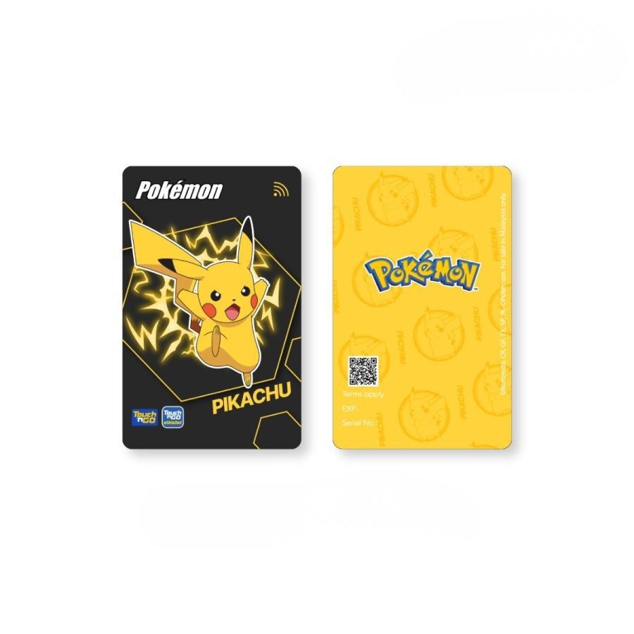 Touch n Go NFC Card TNG Pokemon Pikachu Edition Card, Hobbies & Toys ...