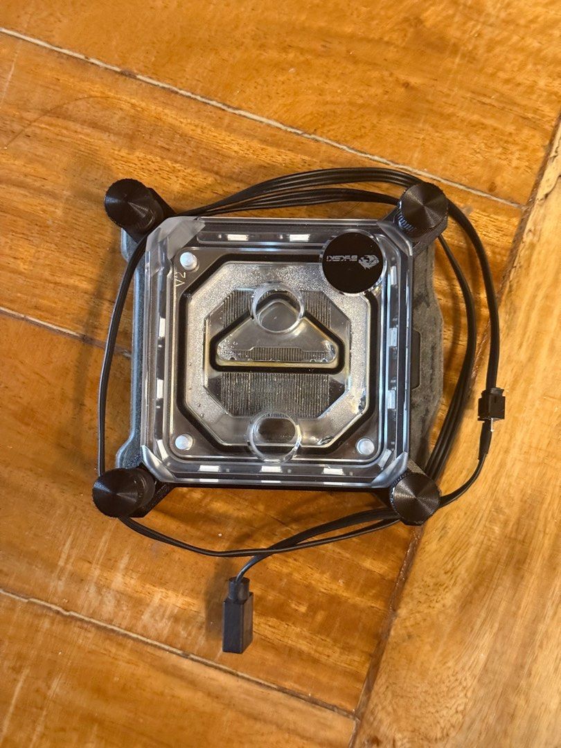 Used Custom Water Cooling Kit (Category: Computer Parts) located in Marikina City. Submitted by justja (Listing ID 1413862674, Image 2). Description: As is: D5 Pump Bitspower D5 mod kit Reservoir 360 mm xspc rad Assorted 45 and 90 degree fittings Bykski hardline adapters Byski hardline tube Bykski cpu cooler Bykski flow meter Might be damaged: 240 mm xspc rad .