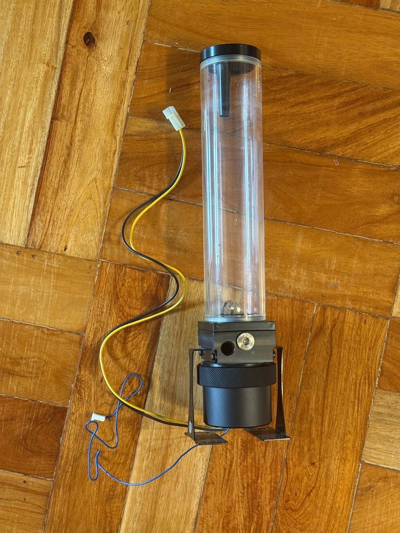 Used Custom Water Cooling Kit (Category: Computer Parts) located in Marikina City. Submitted by justja (Listing ID 1413862674, Image 3). Description: As is: D5 Pump Bitspower D5 mod kit Reservoir 360 mm xspc rad Assorted 45 and 90 degree fittings Bykski hardline adapters Byski hardline tube Bykski cpu cooler Bykski flow meter Might be damaged: 240 mm xspc rad .