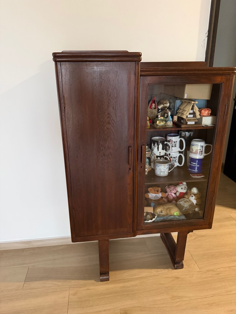 Photo inspiration: Fresh Look at Vintage Wooden Display Cabinet Furniture Home Living Furniture