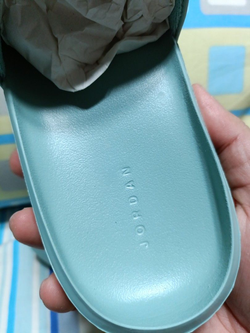 Womens Jordan NOLA (cannon) (Category: Slippers and slides) located in Manila. Submitted by supermat (Listing ID 1413957054, Image 2). Description: BRAND NEW 200% ORIGINAL BELOW SRP 2,595 Size 5 6 7 8 womens ON HAND.