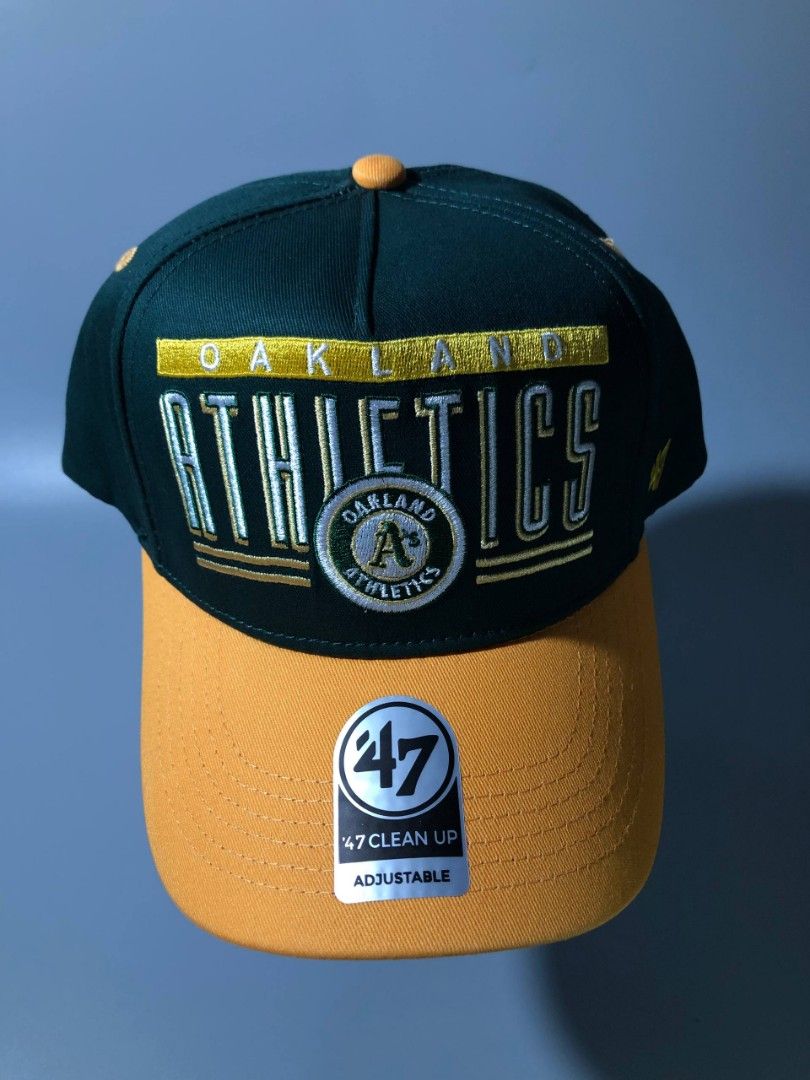 47 Brand Oakland Athletics Cap (Category: Caps & Hats) located in Quezon City. Submitted by dshop_ph (Listing ID 1414227763, Image 2). Description: ✔️ pang porma ✔️ pangregalo mo sa jowa ✔️ regalo mo sa sarili mo dahil deserve mo ✔️ dagdag pogi points ✔️ snapback ✔️ with box included ✔️ new IG: dshop_ph delivery fee, shouldered by the buyer dm if interested :):).