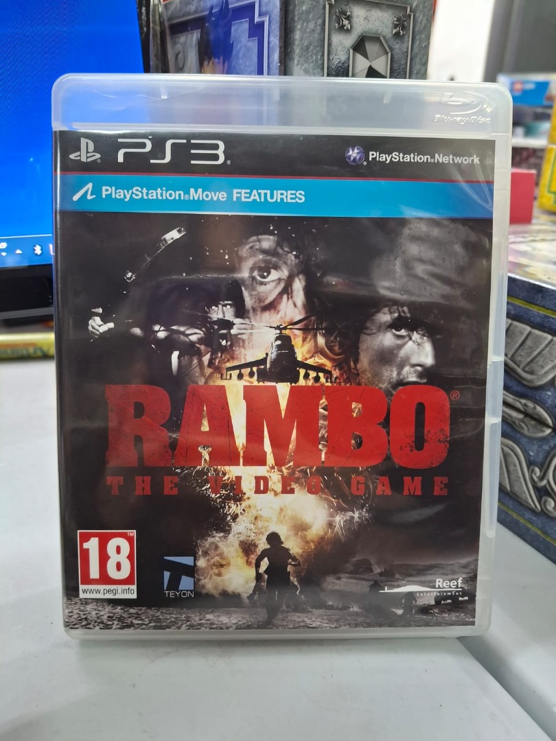 (葵興樂聲9樓門市現貨) Rambo The Video Game, 電子遊戲, 電子遊戲, PlayStation - Carousell
