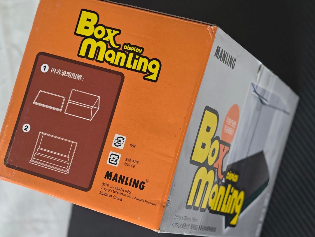 【全新 / 多盒 / 清存】MANLING 高質展示盒 Display Box 26x13x13cm, 興趣及遊戲, 收藏品及紀念品, 古董 ...