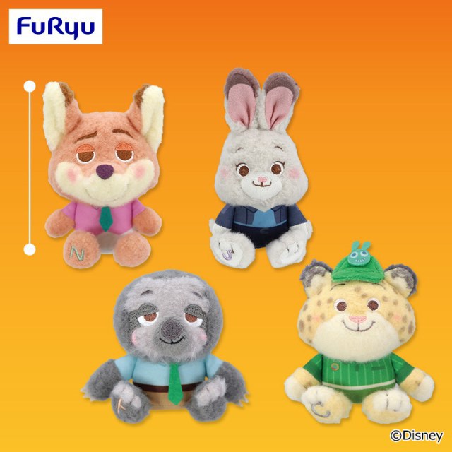 全新日本 zootopia 優獸大都會 Nick 尼克 Judy 樹懶 公仔, 興趣及遊戲, 玩具 & 遊戲類 - Carousell