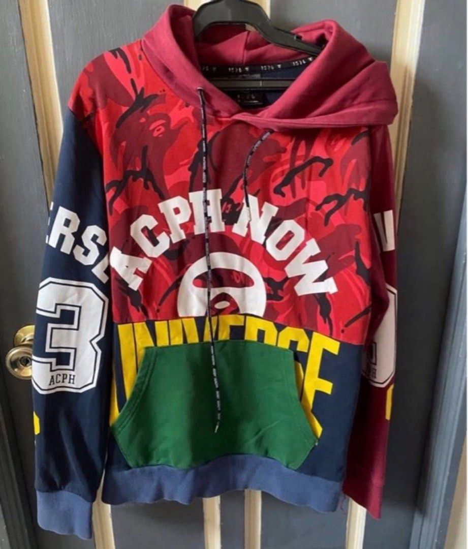 ACPH Universe Camo Hoodie (Category: Hoodies) located in Bulacan. Submitted by jhemieee (Listing ID 1414067691, Image 1). Description: ACPH hoodie M on Tag.