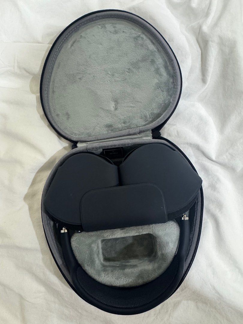 Apple AirPods Max (USB-C) – Model A3184 - Midnight Blue (Category: Headphones & Headsets) located in Manila. Submitted by minagelie (Listing ID 1414177670, Image 3). Description: Condition: Very Good • Fully functional • Well maintained • Ear cups & headband in good shape • Case has light fabric marks inside from normal storage (purely cosmetic) Details: • USB-C charging (newer version) • Active Noise Cancellation & Transparency Mode • Spatial Au