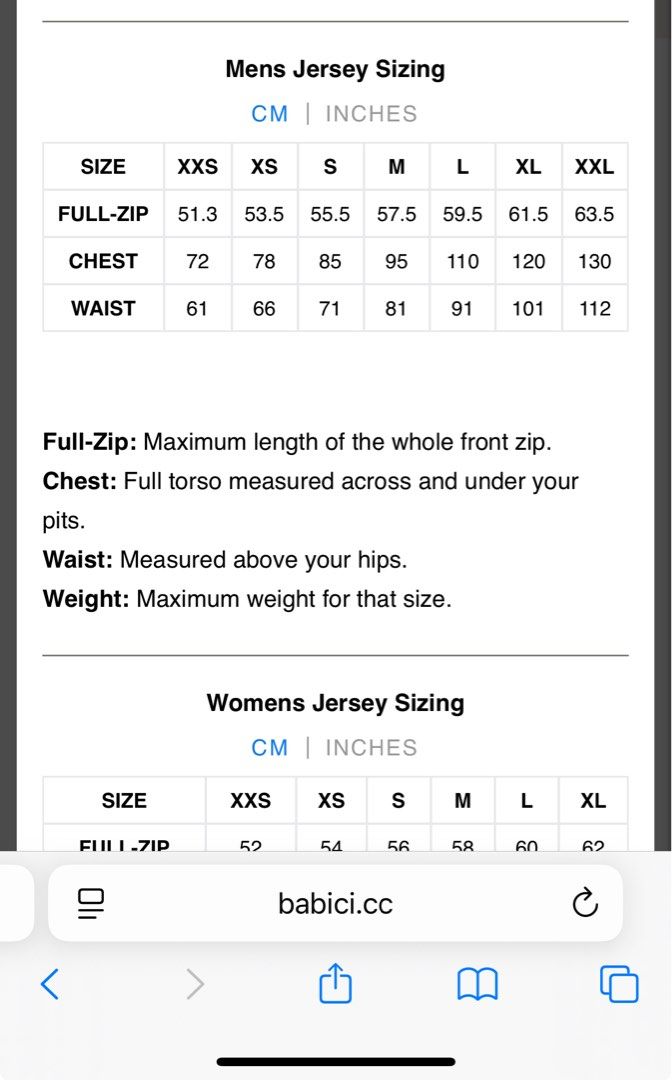 Babici Cycling Jersey - Men Medium (Category: Activewear) located in Muntinlupa City. Submitted by gretchtr (Listing ID 1414179444, Image 2). Description: Please read! Babici Medium Men Items coming from Muntinlupa Payment Gcash SF c/o buyer Kindly check your sizes on brand chart. .