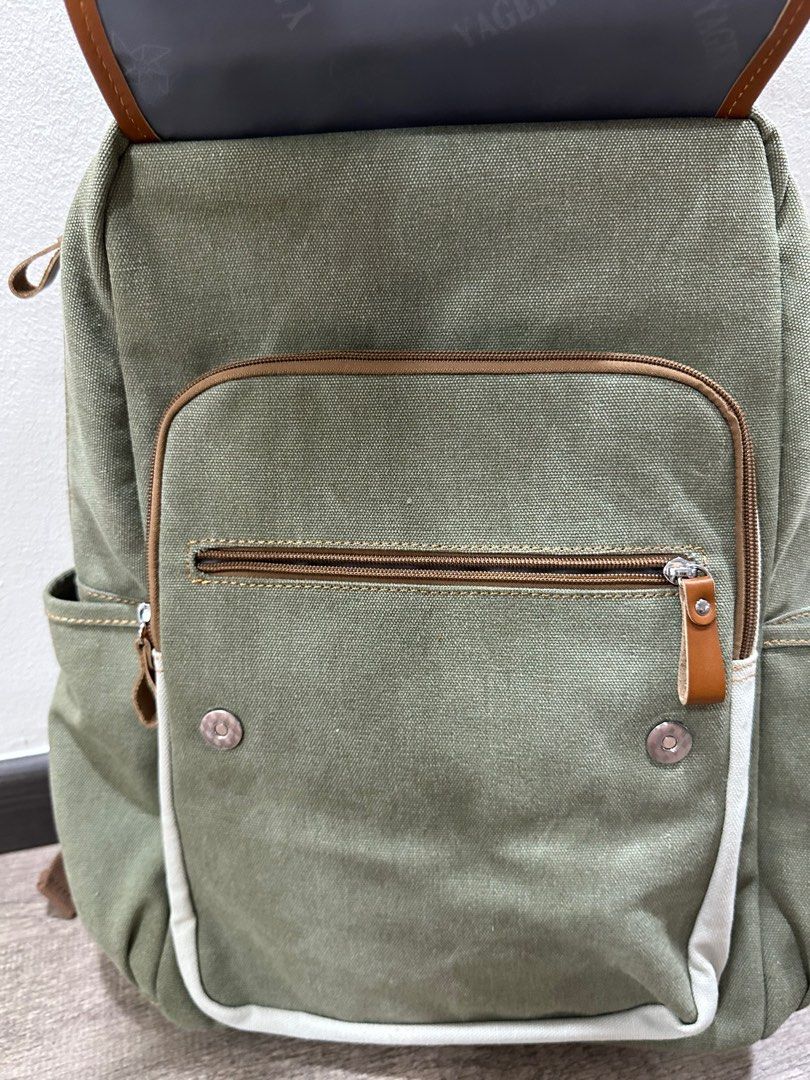 Backpack (Category: Backpacks) located in Singapore. Submitted by vernibink (Listing ID 1414150694, Image 5). Description: BRAND NEW ERGONOMIC AND FASHIONABLE BACKPACK COMES IN 2 COLOURS!!! ⭐️Designed for smart and comfortable travel, this backpack combines functionality, security, and convenience in one sleek design. ⭐️Features a luggage trolley sleeve for hands-free travel, a chest strap for better weight distribution and stability, and multipl