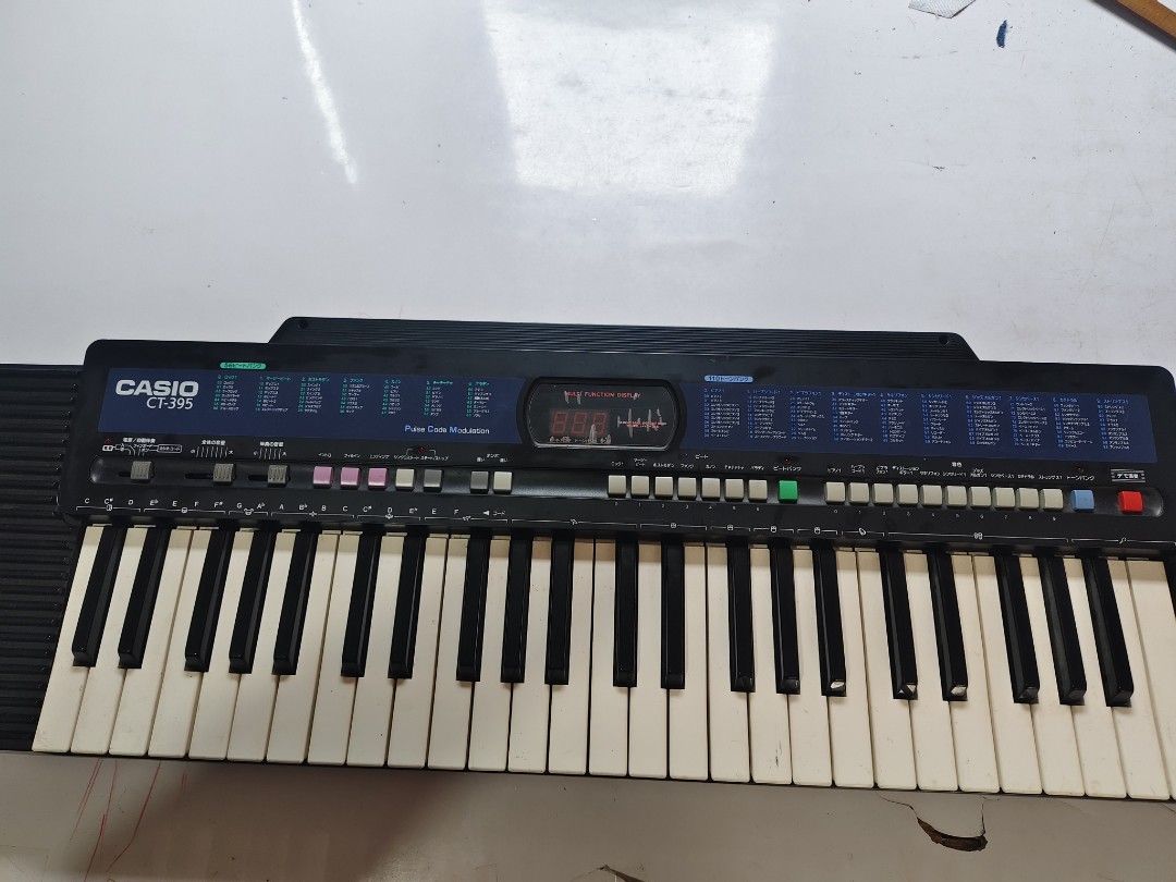 Casio CT-395 Electronic Keyboard (Category: Musical Instruments) located in Manila. Submitted by babz30261 (Listing ID 1414141441, Image 1). Description: 49 KEYS GOOD QUALITY CONDITION ALL KEYS ARE WORKING NO STUCK KEYS GOOD QUALITY OF SOUNDS CASIO MADE IN JAPAN WE DELIVER NATIONWIDE THNKYOU 🩷🩷 .