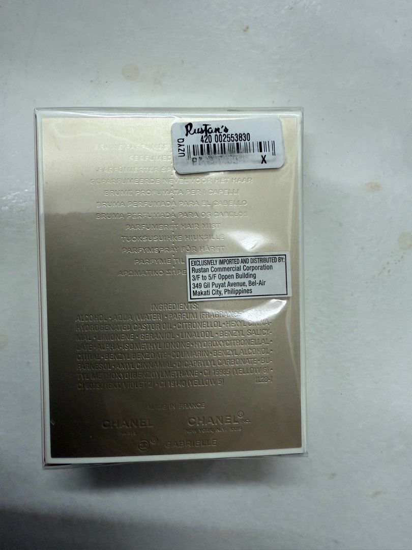 Chanel gabrielle hair mist (Category: Fragrance & Deodorants) located in Makati City. Submitted by misstakes27 (Listing ID 1414141782, Image 2). Description: .