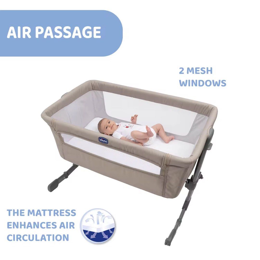 Chicco Next2Me Essential Cosleeper Crib (Category: Cots & Cribs) located in Manila. Submitted by sherotoninmd (Listing ID 1414065620, Image 2). Description: Brandnew Sealed box.