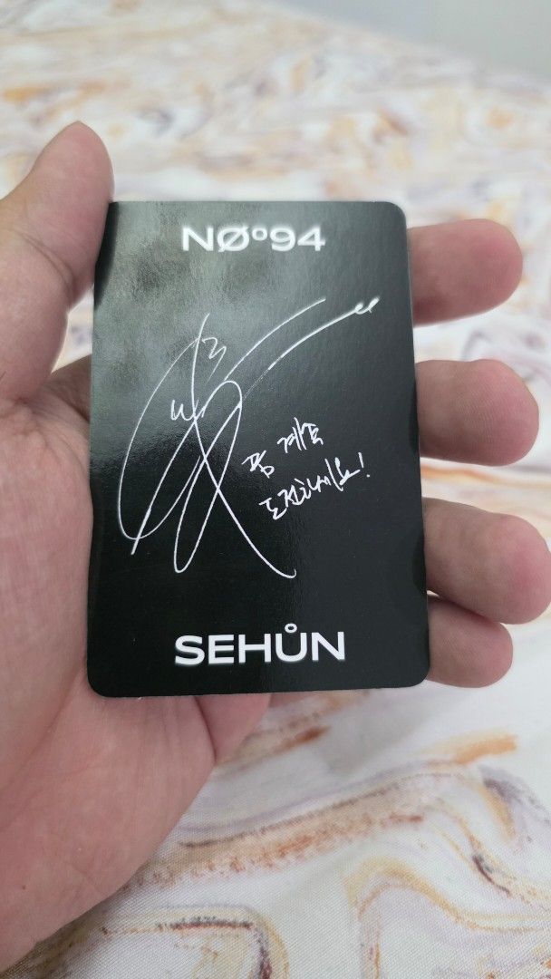 EXO Sehun Obsession X-EXO Version Photocard (Category: K-Wave Merchandise) located in Muntinlupa City. Submitted by angtalking (Listing ID 1414063597, Image 2). Description: -Downsizing since I'm moving to the US in March -From my Obsession X-EXO version album I preordered in November 2019 -GCASH ONLY.