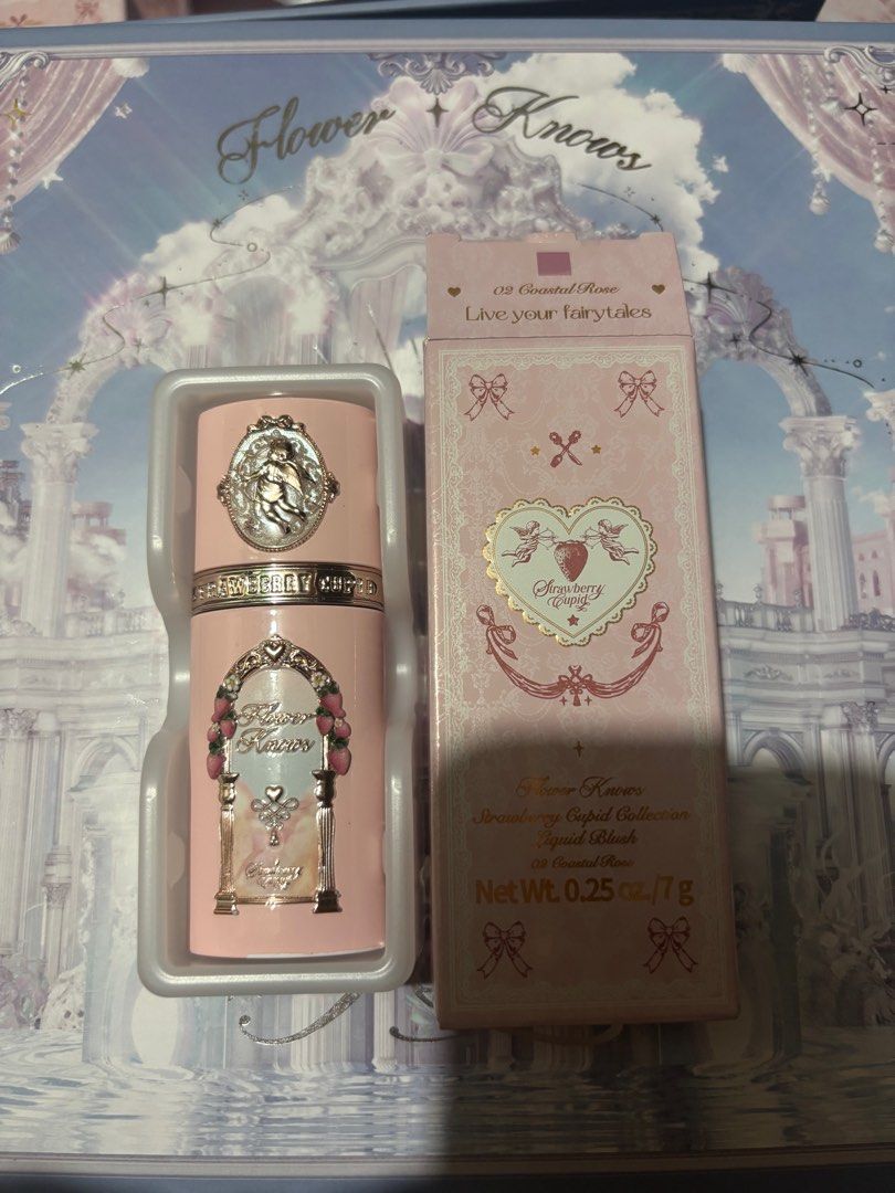 Flower knows strawberry Cupid blush (Category: Makeup) located in Manila. Submitted by _berrydeclutterz (Listing ID 1414204908, Image 1). Description: gcash mop Jnt Loc: Manila.