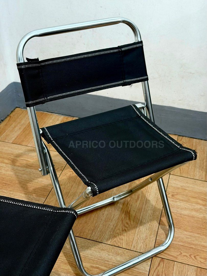 Foldable Camping Stool (Category: Hiking & Camping) located in Makati City. Submitted by apricooutdoors (Listing ID 1414201265, Image 2). Description: .