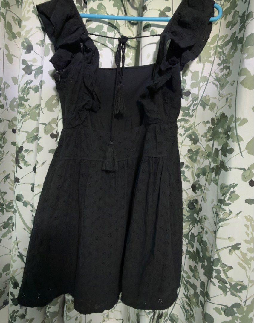 Forever 21 Black Ruffle Mini Dress, Women's Fashion, Dresses & Sets, Dresses  on Carousell