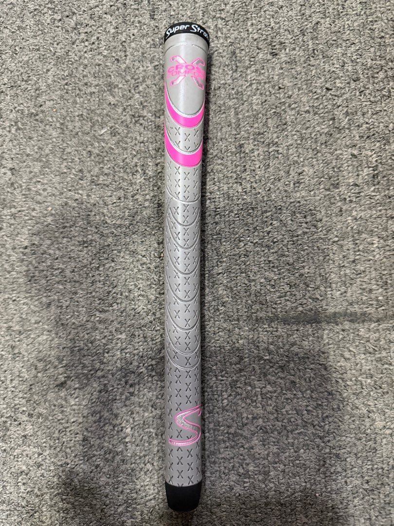 Golf Grips - Super Stroke (Category: Golf) located in Quezon City. Submitted by judyann.manuel (Listing ID 1414103495, Image 1). Description: SuperStroke Cross Comfort Club Grip Undersize Gray Pink RFS: No longer needed, kept as spare only Location: Tomas Morato, QC Pick up or Lalamove (payment first before shipping) / shipping fee: shoulder buy the buyer..