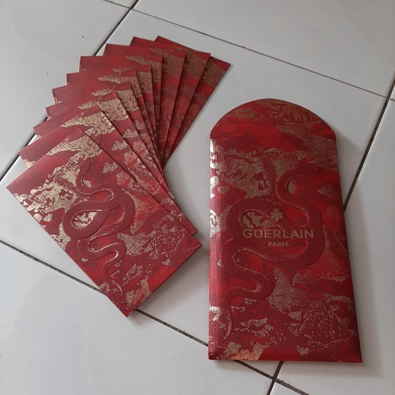 CNY Guerlain Paris Red Packets Ang Pow (10 pieces) Lunar New Year of ...