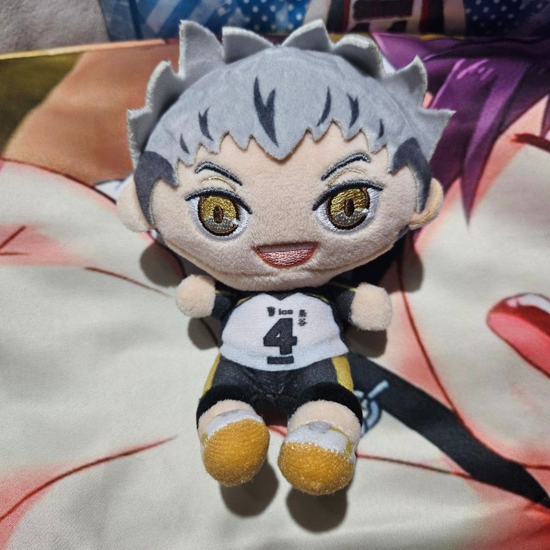 Haikyuu! Bokuto Plush (Category: Plushies & Soft Toys) located in Manila. Submitted by blackstar027 (Listing ID 1414063814, Image 1). Description: Please refer to the images for the actual item. MOP - gCash - BPI, Union Bank, AUB, ShopiPay Sameday Deliver - Lalamove, Grab, Move it Scheduled Delivery - J&T Express, Flash Express Any shipping fee will be shouldered by the buyer..
