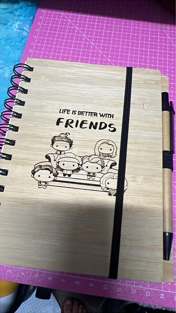 Hi Friends! Customized Wooden Notebook (Category: Stationery & School Supplies) located in Caloocan City. Submitted by B.DeclutteRED (Listing ID 1414211147, Image 1). Description: Customized Notebook 🤍 Pwede pang give away and pang gift super cuteee!! 300 each only!! if 10pcs up 280 nalanggg hihi.
