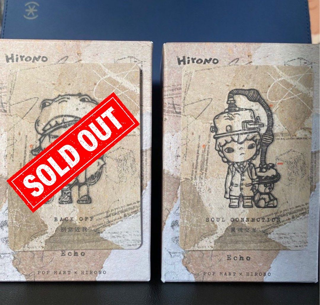 Hirono Echo - Soul Connection and Back Off (Category: Designer & Blind Box Toys) located in Marikina City. Submitted by peppermintsnoopy (Listing ID 1374097132, Image 1). Description: FOR SALE [ONHAND] Hirono Echo Series = ₱600ea 💠Soul Connection 💠Back Off = SOLD 🔅Last Price Already 🔅Can send actual pictures 🔅Sealed Foil With Box and Card 🔅Mop: Gcash - (First to pay Basis) 💫 Guaranteed Authentic 💯 🚫NO HAGGLING PRICE 🚫 NO CANCELLATION/ N