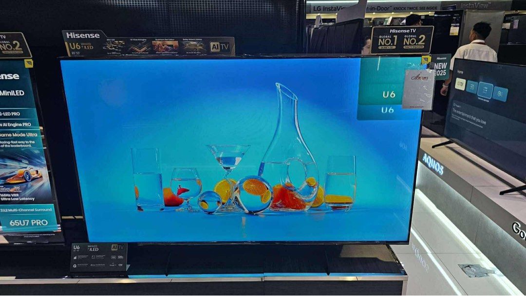 HISENSE SMART GOOGLE TV (Category: TV) located in Quezon City. Submitted by maryann.dimalanta (Listing ID 1414210181, Image 3). Description: Hisense SMART GOOGLE TV 32A4N-9,200 43A4N - 12,800 55A6Q uhd vidaa - 20,800 65A6Q uhd vidaa -30,200 75A6Q uhd vidaa - 41,800 QLED VIDAA 43Q6Q - 18,000 50Q6Q - 21,000 55Q6Q -24,800 65Q6Q - 36,400 75Q6Q - 52,000 85Q6Q - 75,000 QLED GOOGLE 55Q7Q - 30,300 65Q7Q - 39,000 75Q7Q - 59,000 85Q7Q - 84,000 100Q7Q - 150